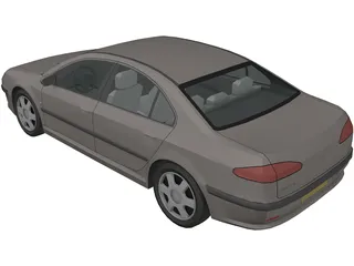 Peugeot 607 3D Model preview