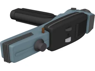 Star Trek TOS Phaser 3D Model preview