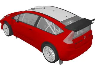 Citroen C4 WRC 3D Model preview