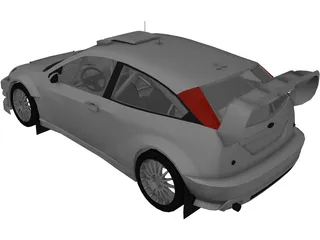 Ford Focus WRC (2003) 3D Model preview