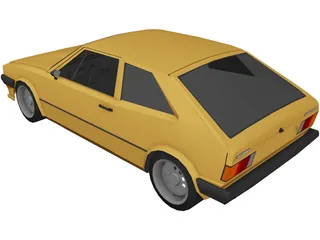 Volkswagen Scirocco GTi 3D Model preview