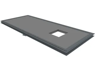Emergency Door 3D Model preview