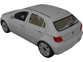 Volkswagen Gol G5 (2009) 3D Model preview