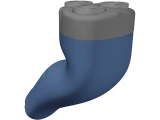 Electric Shaver 3D Model preview
