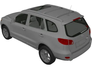 Hyundai Santa Fe (2006) 3D Model preview