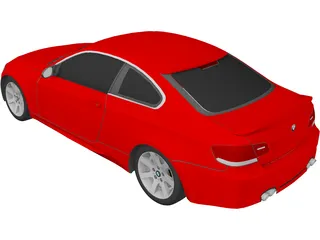 BMW 3-Series Coupe (2006) 3D Model preview