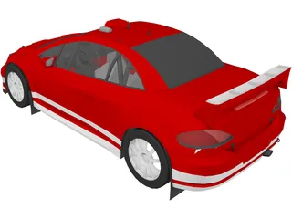 Peugeot 307 WRC (2005) 3D Model preview