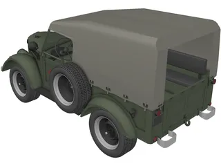 GAZ 69 3D Model preview