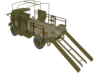 Bedford Truck 3D Model preview
