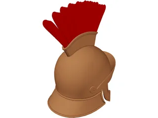 Greek Ancient Helmet 3D Model preview