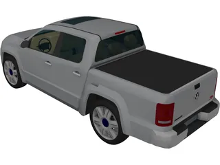 Volkswagen Amarok (2010) 3D Model preview