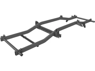 Frame Suzuki SJ 410 3D Model preview