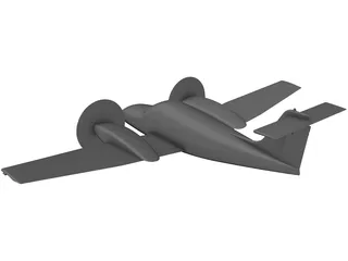 Piper PA-44-180 3D Model preview
