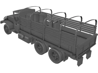 GMC 2.5 Truck 3D Model preview