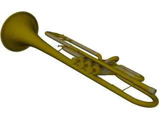 Trumpet 3D Model preview