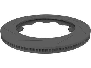 Brake Disc AP 267 3D Model preview