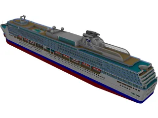 Island Princess 3D Model preview