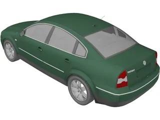 Volkswagen Passat 3D Model preview