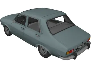 Renault 12 3D Model preview