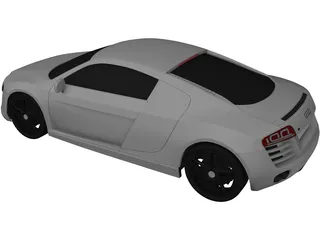 Audi R8 3D Model preview