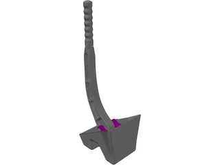 Rally Hand Brake System for AP Pumps 3D Model preview