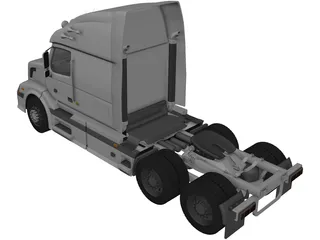 Volvo VNL-670 (2008) 3D Model preview