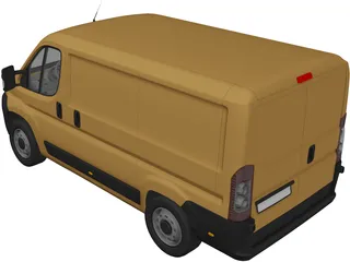 Citroen Jumper (2008) 3D Model preview