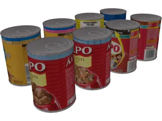Dog Food 3D Model preview