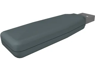Z-Drive USB Thumbdrive 3D Model preview