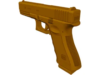 Glock 22 3D Model preview
