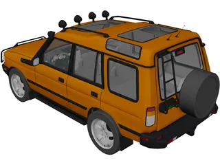 Land Rover Discovery G4 Challenge 3D Model preview