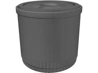 Oil Filter 3D Model preview