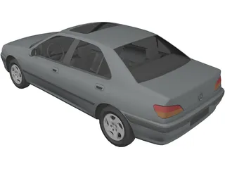 Peugeot 406 3D Model preview