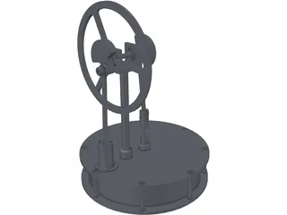 Stirling Engine 3D Model preview