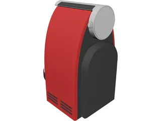 Nespresso Essenza C100 Coffee Machine 3D Model preview