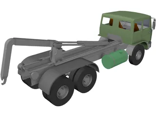 Renault VTL Truck 3D Model preview