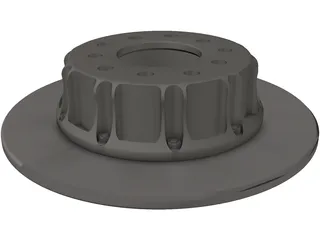 Brake Disc Front 3D Model preview