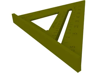 Swanson Speedlite Square 3D Model preview