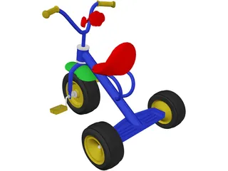 Tricycle 3D Model preview
