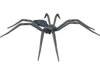 Mechanical Spider Robot 3D Model preview