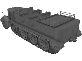 FAMO DB9 3D Model preview