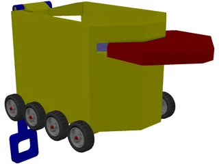 Little Car 3D Model preview