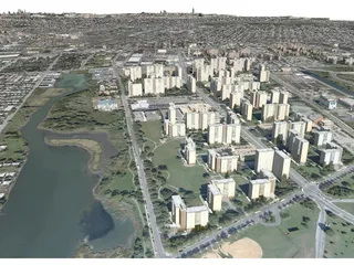 New York City Brooklyn 3D Model preview
