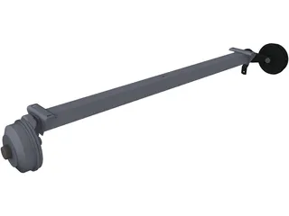 Axle 3D Model preview