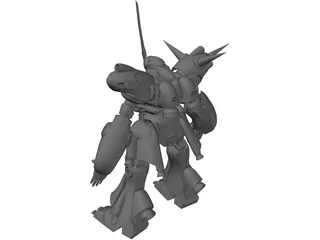 MS-18E Kampher 3D Model preview