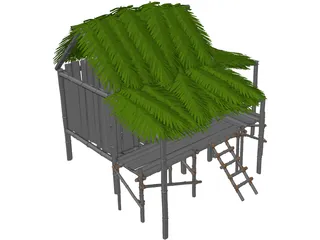 Bungalow 3D Model preview