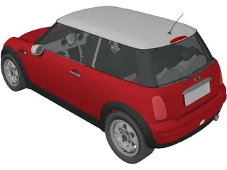 Mini Cooper 3D Model preview
