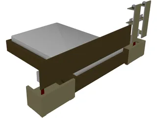 Bed 3D Model preview