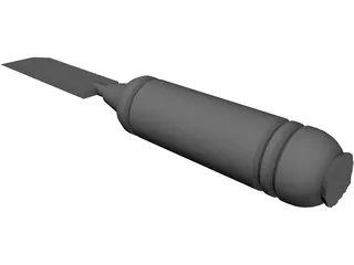 Chisel Tool 3D Model preview