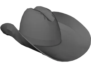 Cowboy Hat 3D Model preview